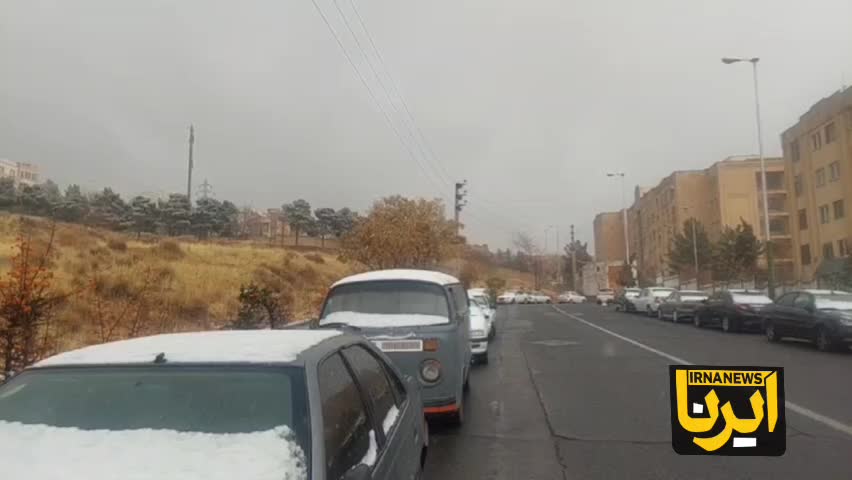   بارش برف در برخی نقاط تهران