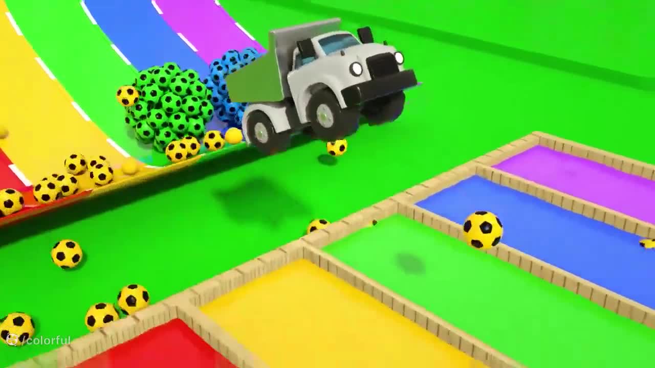 سفر شگفت‌انگیز با ماشین‌های 3D: آوازهای کودکانه و رنگ‌ها!