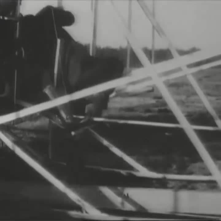   فیلمی جالب از پرواز اولین هواپیمای برادران رایت