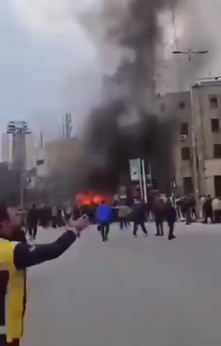   اولین تصاویر از انفجار یک خودرو در شهر حلب