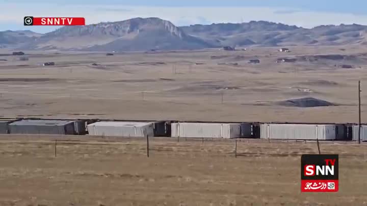   واژگونی قطار باری در ایالت وایومینگ آمریکا