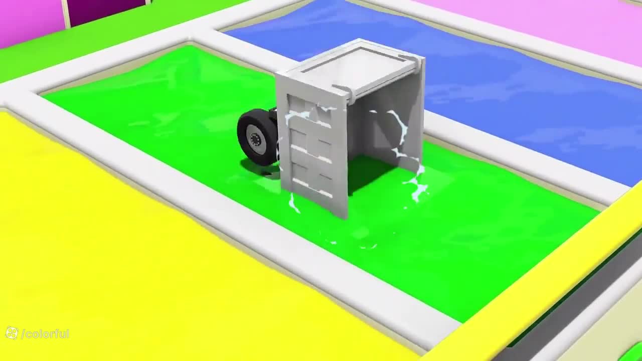 سفر جادویی با ماشین‌ها: یادگیری رنگ‌ها و شکل‌ها با اسباب‌بازی‌های کودکانه