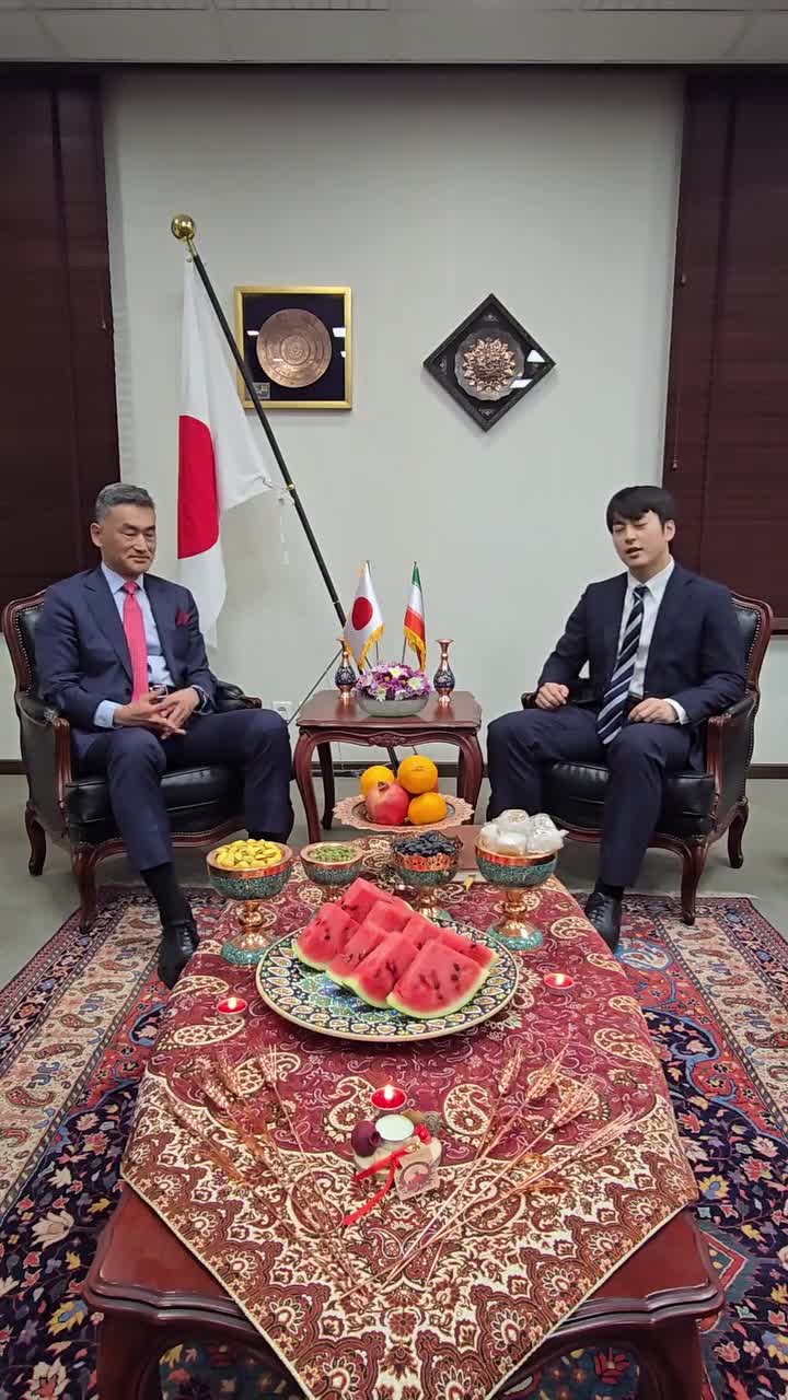   حافظ خوانی سفیر ژاپن به مناسبت شب یلدا