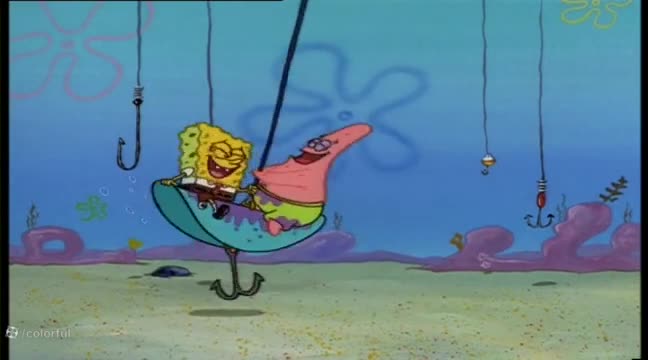 ماجراهای بامزه باب اسفنجی و پاتریک در دنیای زیر دریا!