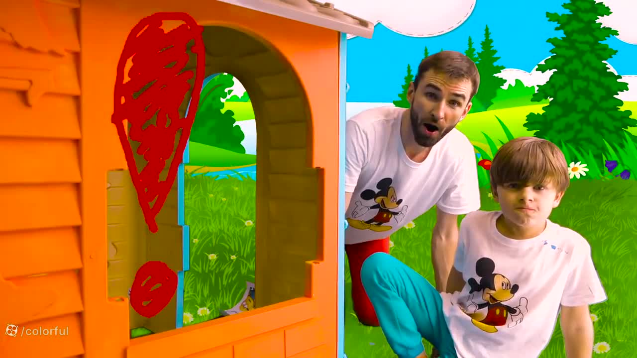 ساشا و دوستانش: چالش ساخت خانه‌های رنگی با بلوک‌های بازی!