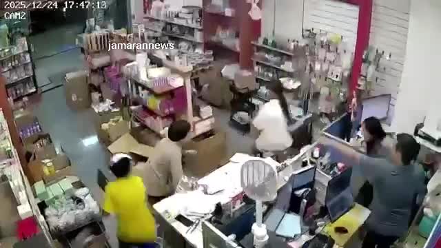   تصاویر تازه از لحظه وقوع زلزله ۵.۷ ریشتری در تایوان