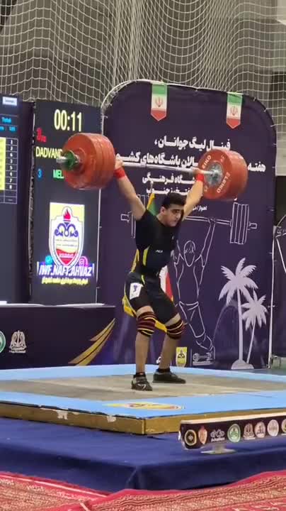    وزنه‌بردار ایرانی رکورد دنیا را شکست