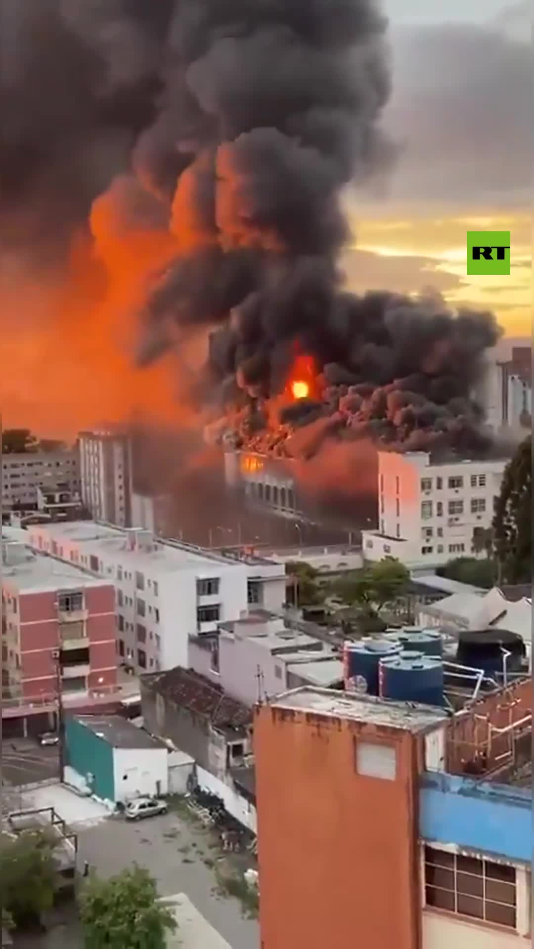   آتش‌سوزی گسترده‌ در دانشکده ماریسا سانتا ماریا در برزیل