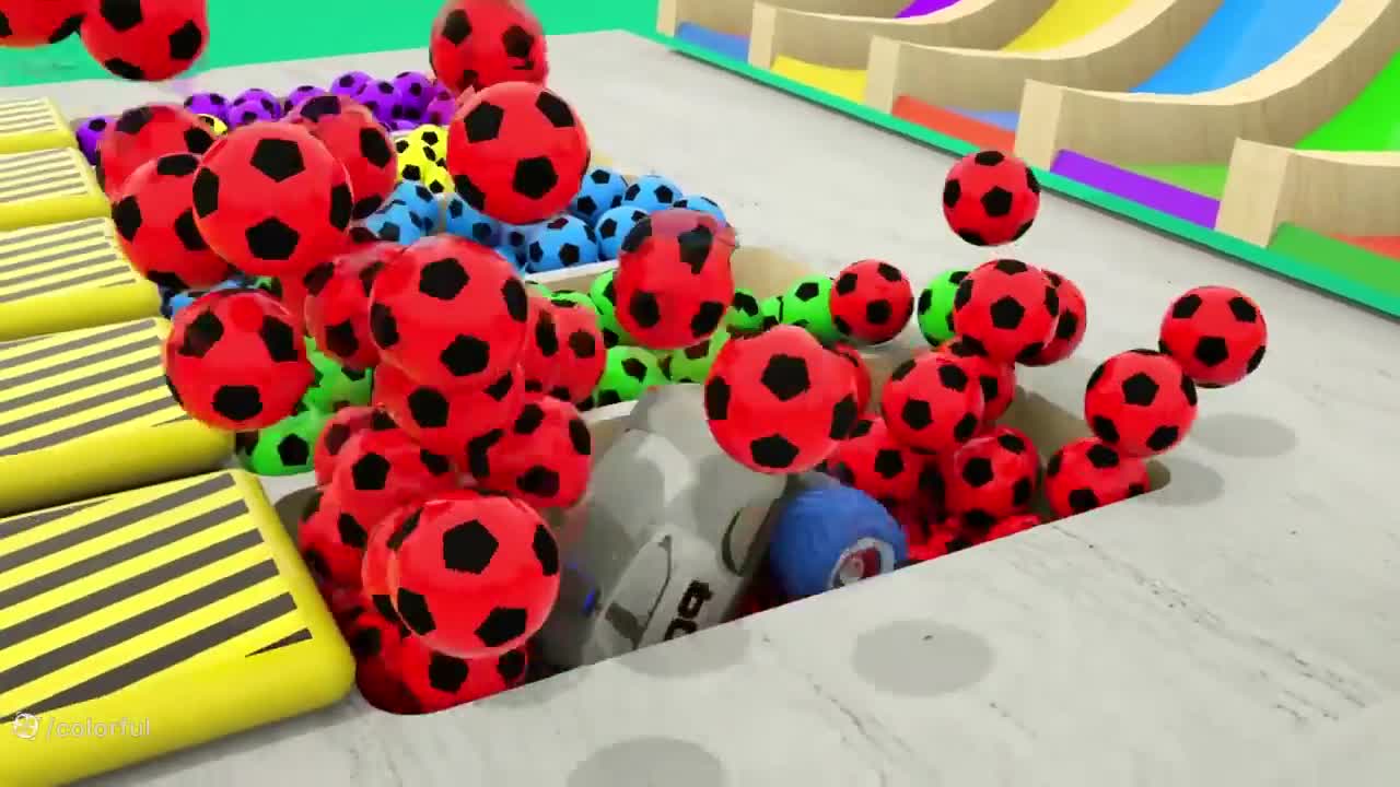 ماشین‌های رنگی و آهنگ‌های شاد برای کودک شما!