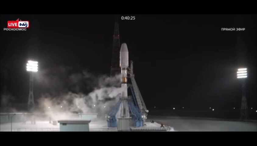   نخستین تصاویر از سکوی پرتاب 3 ماهواره ایرانی به فضا از پایگاه فضایی وستوچنی روسیه