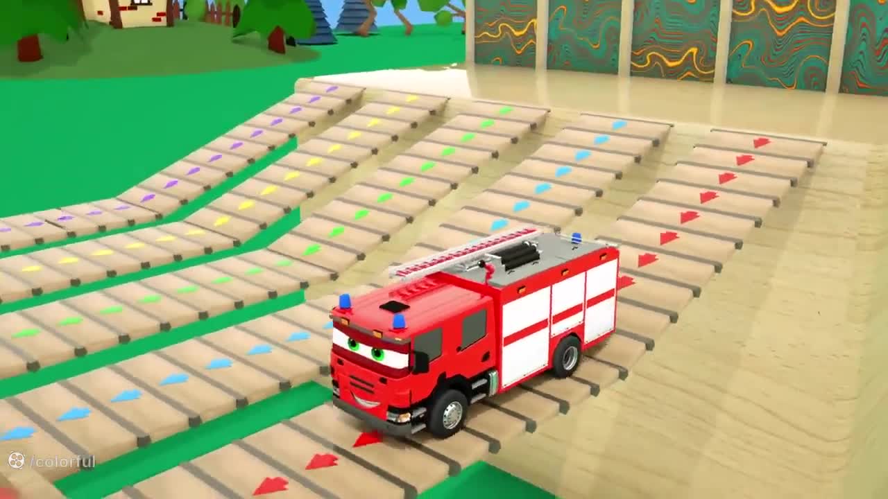 ماشین‌های رنگارنگ برای بچه‌ها: بیایید با هم یاد بگیریم!