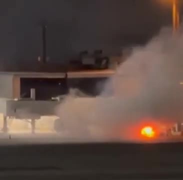   فاجعه در فرودگاه برزیل؛ ایرباس در محاصره دود و شعله‌ها