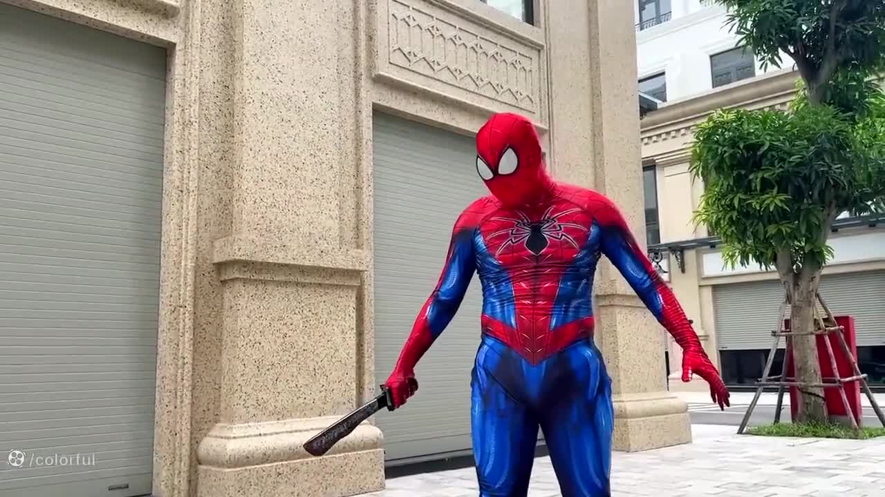 مرد عنکبوتی و اسپایدرمن: نبردی هیجان‌انگیز در دنیای واقعی!