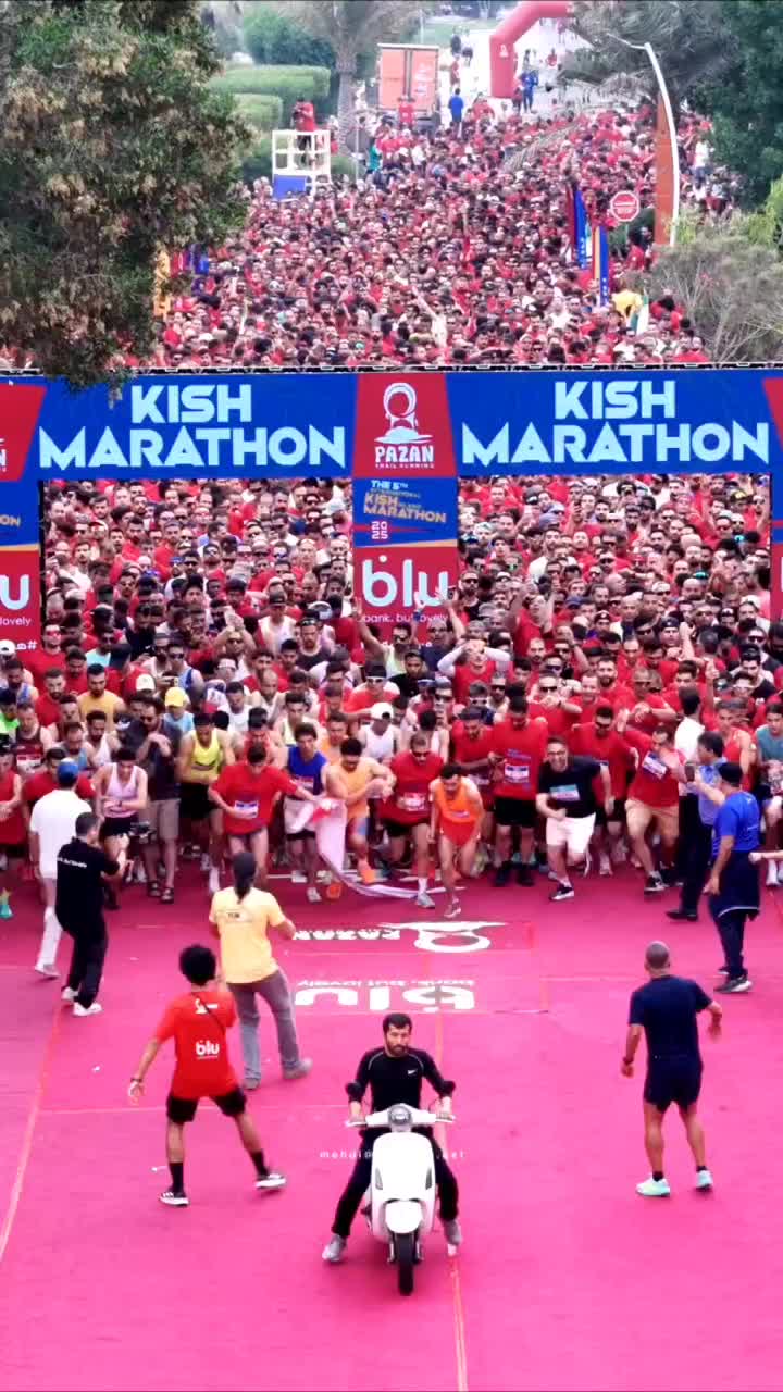   اولین لحظه ماراتن بزرگ کیش/ ماراتن کیش رقیب دبی شد!