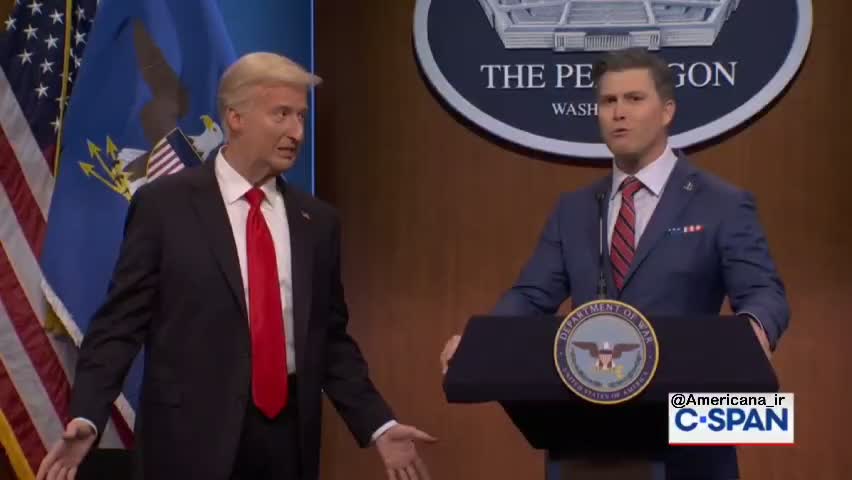    تمسخر چرت زدن‌های مداوم ترامپ در برنامه کمدی