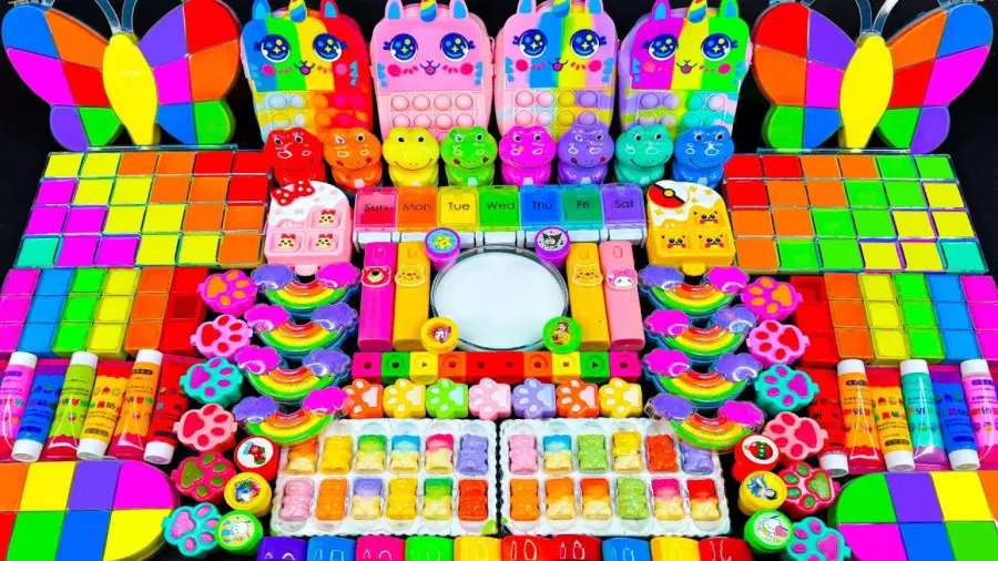 اسلایم قلب رنگی: تجربه ای رنگارنگ و شگفت‌انگیز!