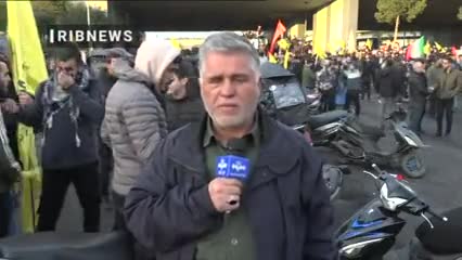   خبرنگار صداوسیما: مردم لبنان در اعتراض به منع پروازهای ایرانی، ورودی فرودگاه بیروت را بستند