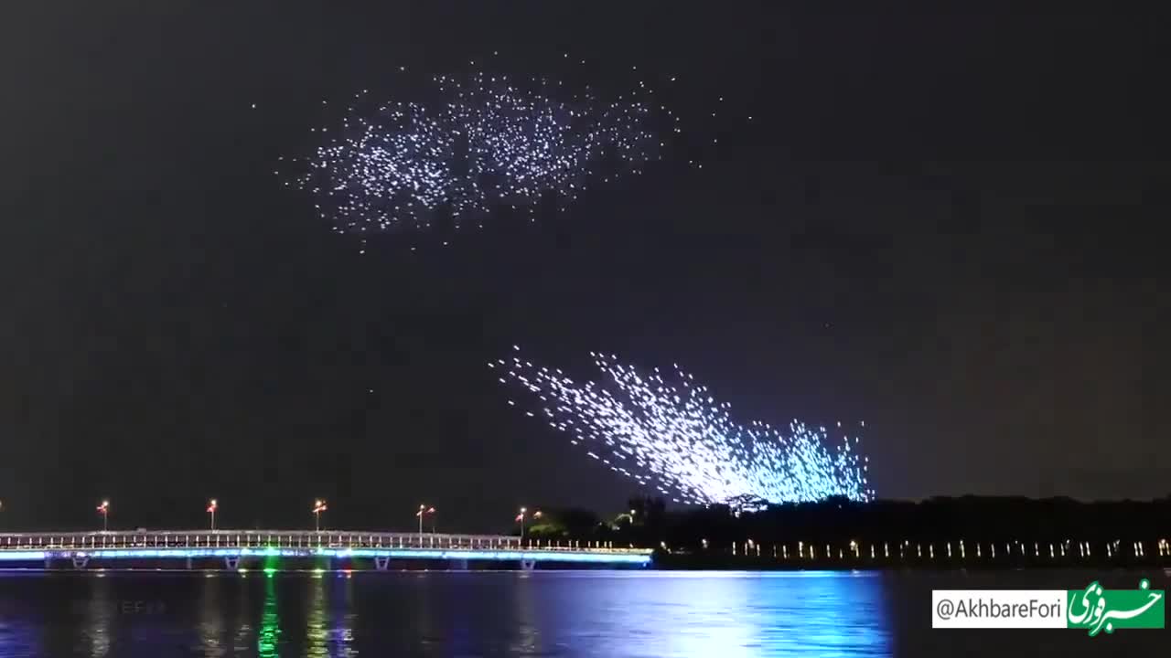   اجرای بی‌سابقه‌ پهپادها در چین!