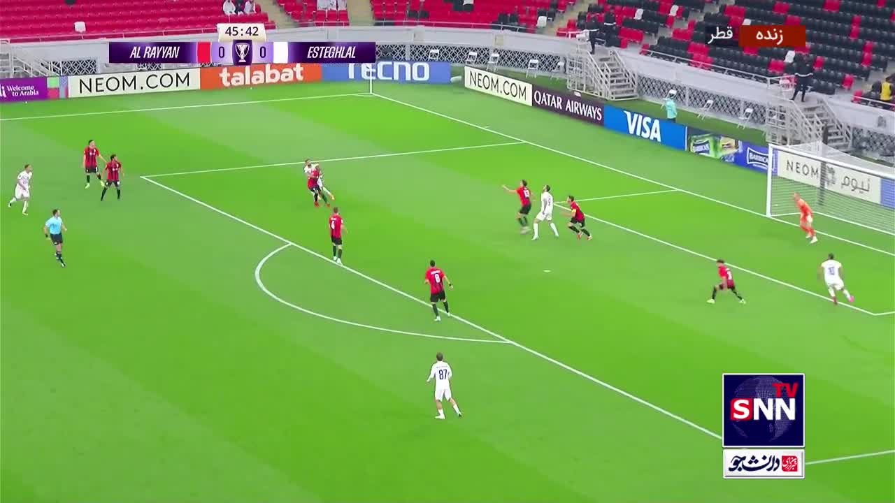   گل اول استقلال به الریان قطر