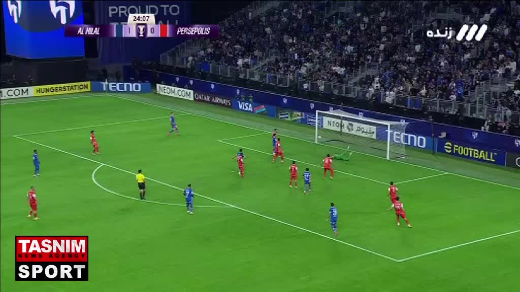   اشتباه فاحش خط دفاعی پرسپولیس روی گل دوم الهلال