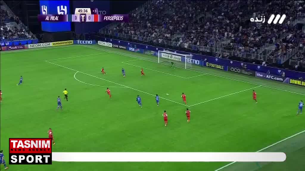   شوت سرکش سالم الدوسری؛ گل چهارم الهلال به پرسپولیس!