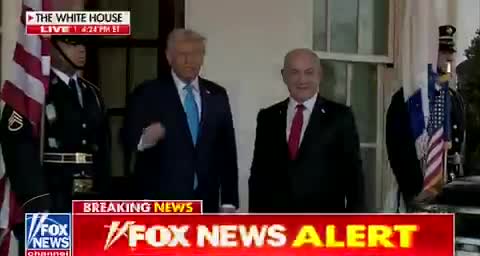   ترامپ و نتانیاهو در کاخ سفید با یکدیگر دیدار کردند