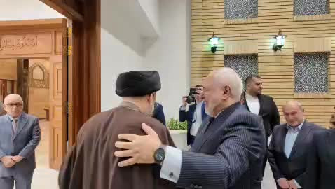   خوش‌آمدگویی فارسی سیدعمار حکیم به ظریف