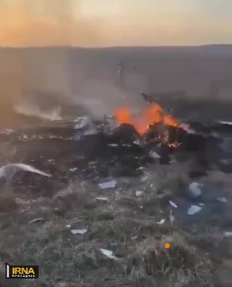   اولین تصاویر از سقوط یک هواپیمای سبک در منطقه رامنسکویه در حومه مسکو