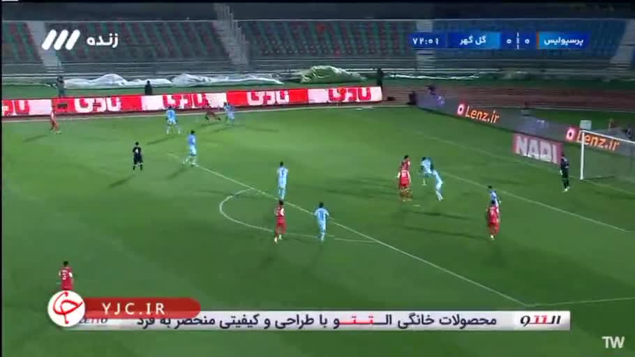   اولین گل سردار دورسون برای پرسپولیس در جدال با گل‌گهر