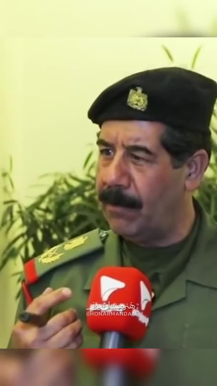   تقلید صدای صدام توسط بازیگر بدل در جشنواره فجر