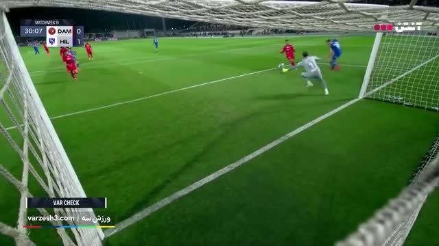 خلاصه بازی ضمک مقابل الهلال لیگ حرفهای عربستان