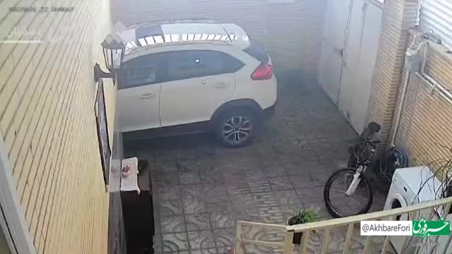   لحظه وقوع زلزله ۵ ریشتری در نطنز