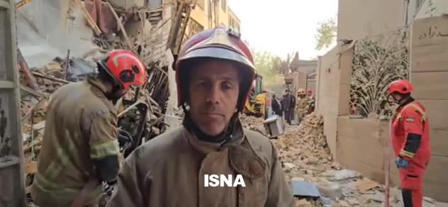   انفجار و تخریب ساختمان در تهران با ۱۰ مصدوم