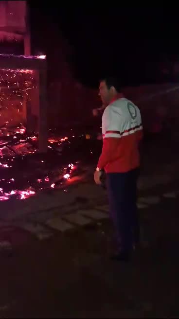   خسارت آتش سوزی امامزاده ابراهیم(ع) شفت به 45 واحد مسکونی و تجاری