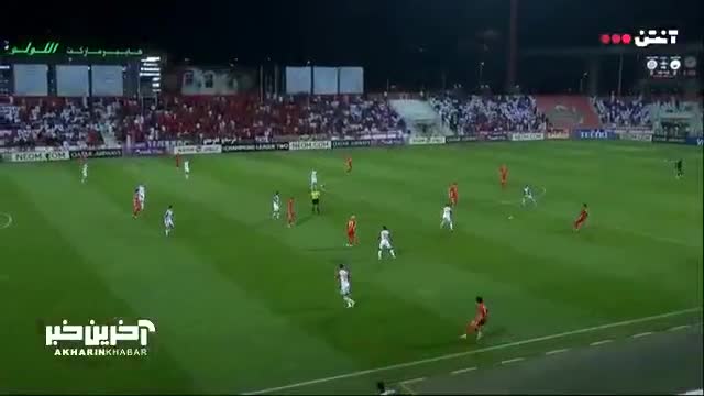   گل اول شباب الاهلی توسط سردار آزمون روی سانتر سعید عزت‌الهی