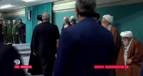   ورود رهبر انقلاب به حسینیه امام خمینی(ره) و آغاز دیدار رمضانی مسئولان نظام