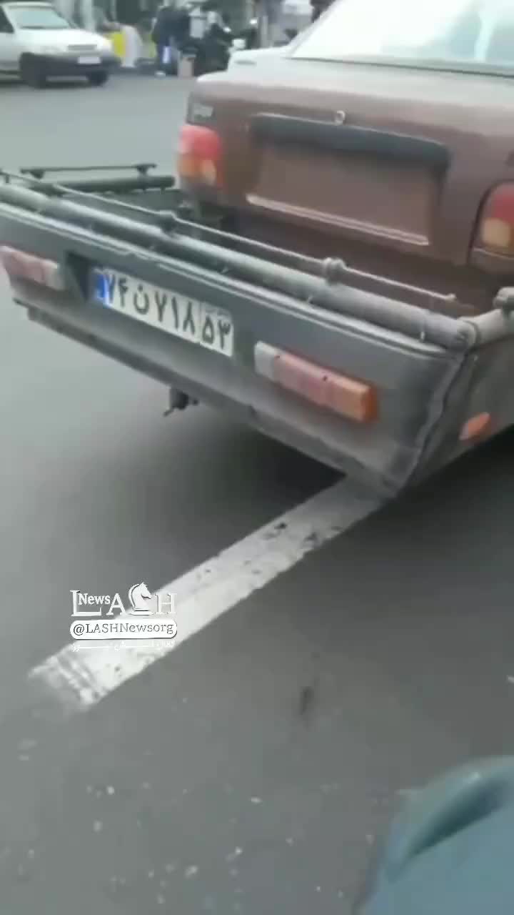   عجیب‌ترین خودروی جهان در خیابان‌های ایران!