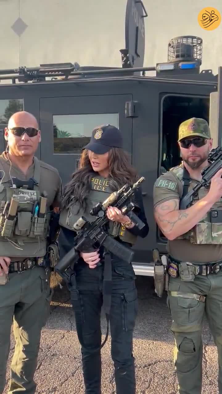 ببینید؛ خانم وزیر با اسلحه در تعقیب باندهای تبهکار