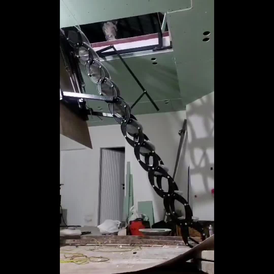 راه پله دراج اکاردیونی مدل ایده