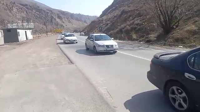   وضعیت عجیب و غریب ترافیک در محور هراز در روز سیزده بدر