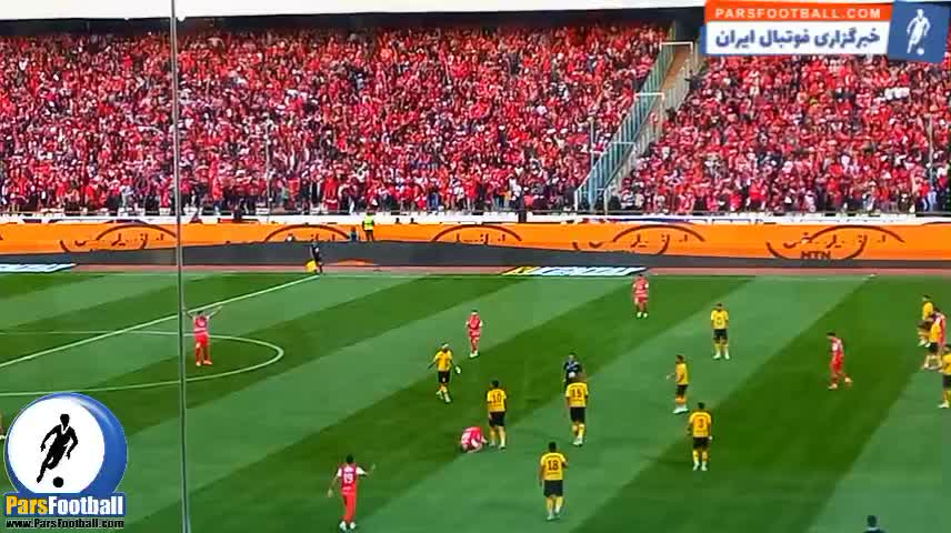 حواشی دیده نشده از دیدار پرسپولیس و سپاهان + فیلم