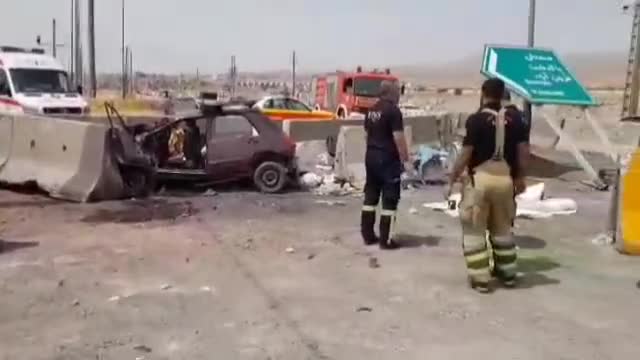   تصادف جاده خاوران ۲ فوتی به جا گذاشت