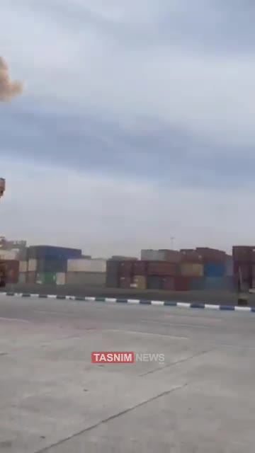   انفجار در بندر شهید رجایی بندرعباس