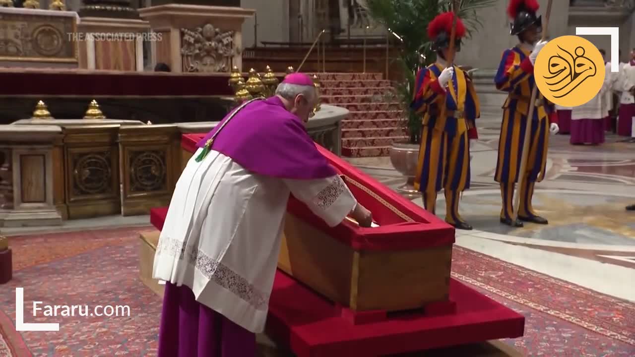 ببینید؛ تابوت پاپ چگونه مهر و موم شد؟