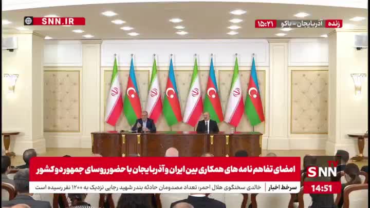   پزشکیان در جمهوری آذربایجان: حس می‌کنم در تبریز هستم