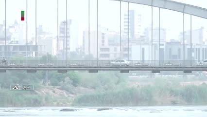 تصاویری از گردو غبار و کیفیت ناسالم هوای خوزستان