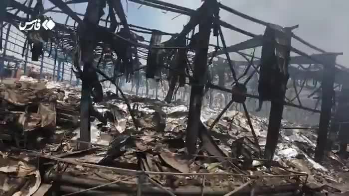 ببینید؛ کانون انفجار بندر شهید رجایی را از نمای نزدیک ببینید