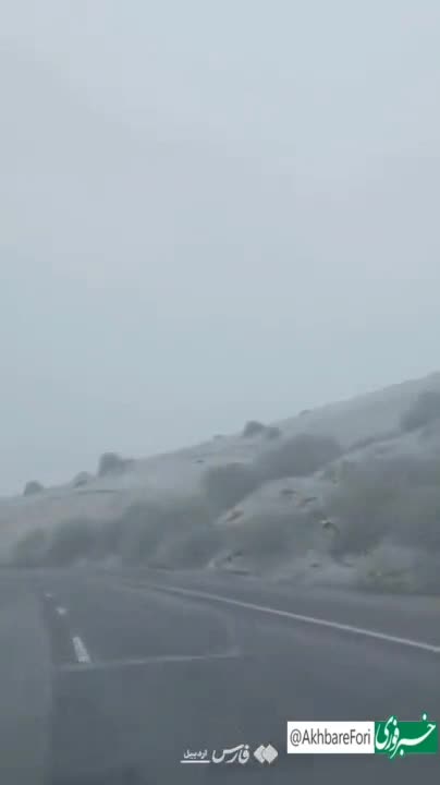 ببینید؛ گردنه حیران در چهلمین روز از فصل بهار سفیدپوش شد