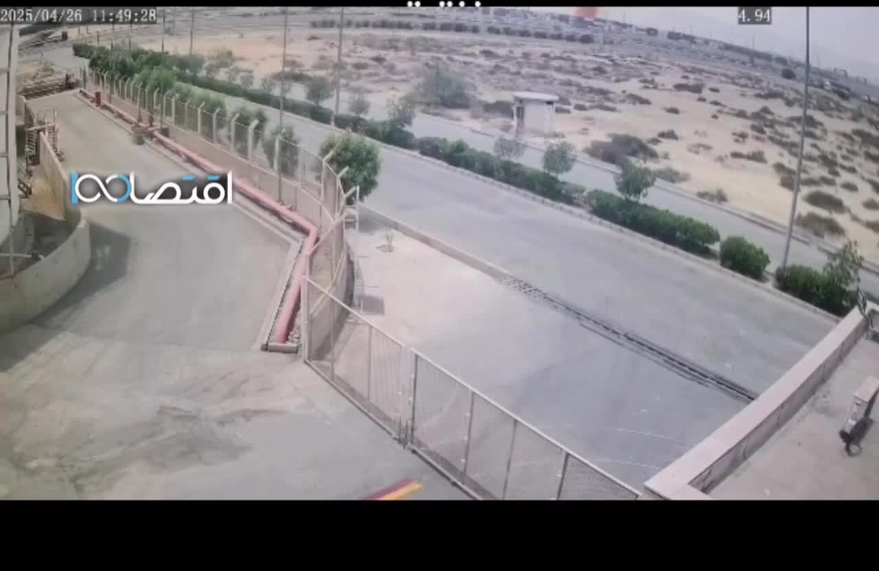   ویدیویی تازه از موج وحشتناک انفجار بندر شهید رجایی