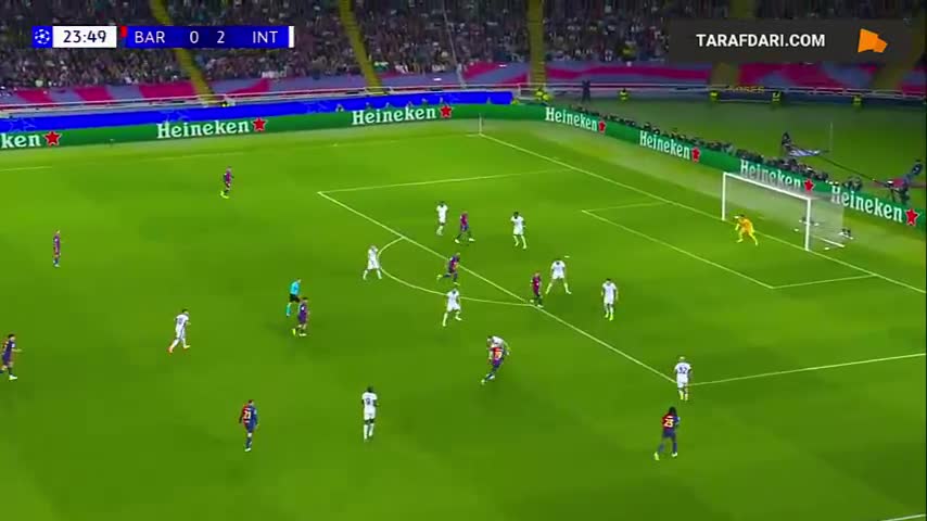   گل انفرادی و زیبای لامین یامال به اینتر